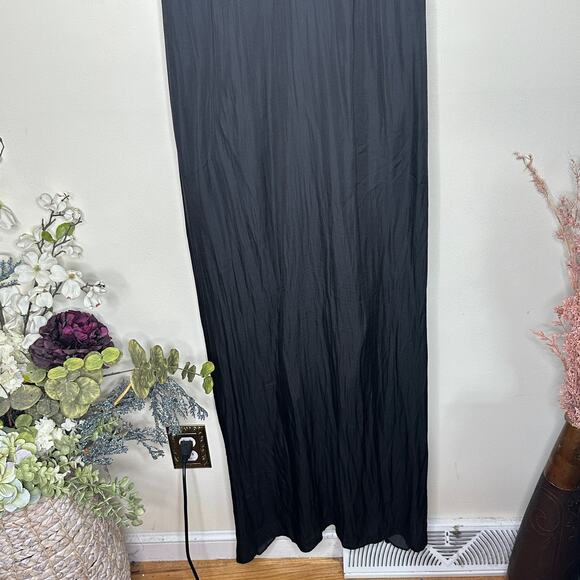 MODERN CITIZEN Slip Maxi Dress Black Minimalist Sz S {R23} - Picture 4 of 8